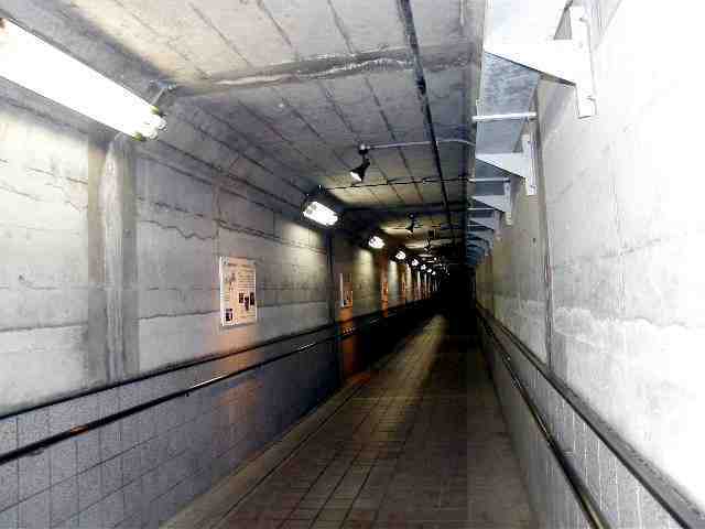 宮ケ瀬ダム内部のトンネル