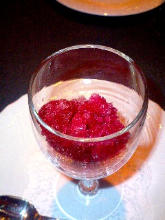 口直しシャーベット