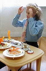 ぷちお台所テーブル　ふぃーちゃりんぐ レゴラス