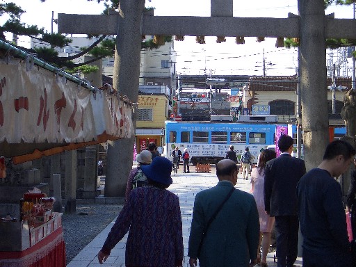 阪堺 住吉神社から