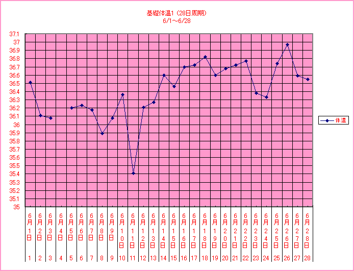 基礎体温１