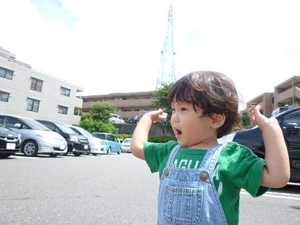 青空の下「ちょうちょ」