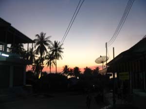 夕日