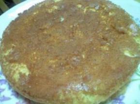 ひっくり返せば、それなりに見えるがボリュームないなぁ～、で、この後 でも一個バター入りを焼いた