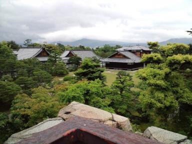 天守台からの眺め