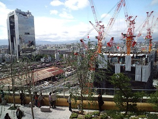 大阪駅ビルからの眺め
