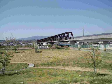 奈半利駅の前の公園より