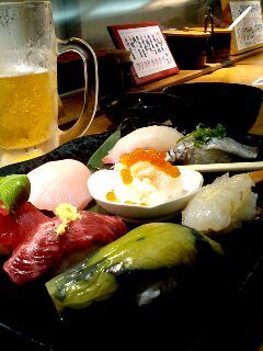 お昼の特選にぎり～