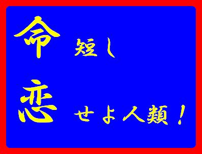 命短し恋せよ人類！