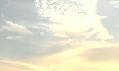 台風前の夕焼け雲2008