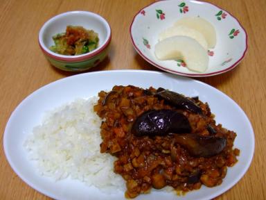 20060823茄子カレー