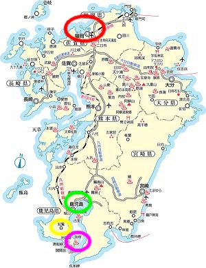 九州地図