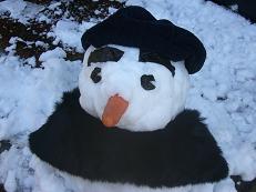雪だるま。