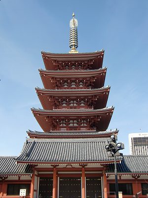 浅草寺　五重塔