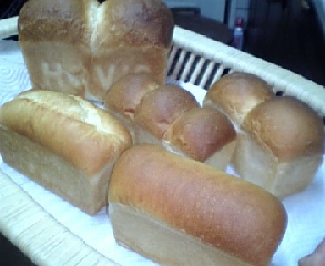 いろんな形のmini食パン