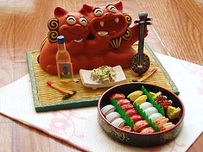 宴会シーサー