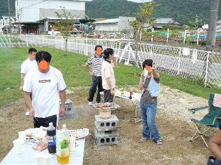 お誕生日会BBQ