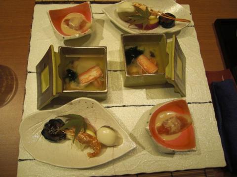 「奈良偲の里　玉翠」夕食