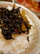 岡本商店の野沢菜茶漬