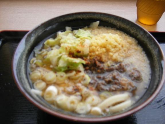 道の駅「富士吉田」の吉田うどん