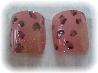 ヒョウ柄－茶系２