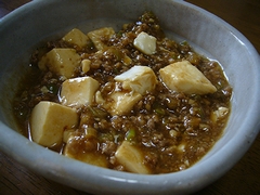 ねぎ、にんにく、しょうがはけちけちしない麻婆豆腐