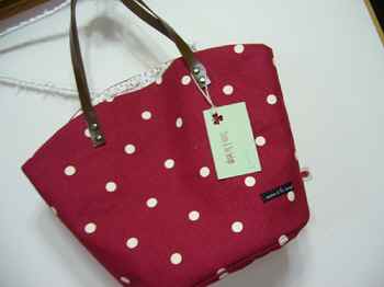 ホビーラホビーレの水玉バッグ.jpg