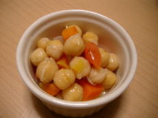 ひよこ豆の河内晩柑酵母煮