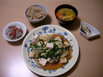 10月11日の晩御飯