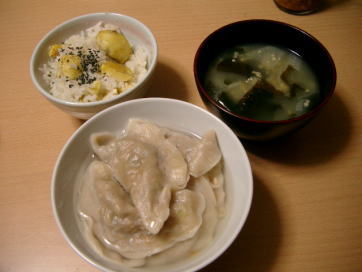 9月26日の夕食