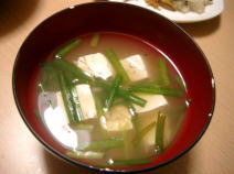 にらときびのスープ