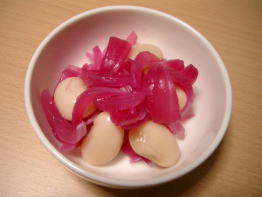 紫たまねぎの梅酢づけ