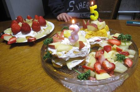 誕生日ケーキ