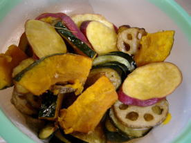 野菜の揚げ浸し