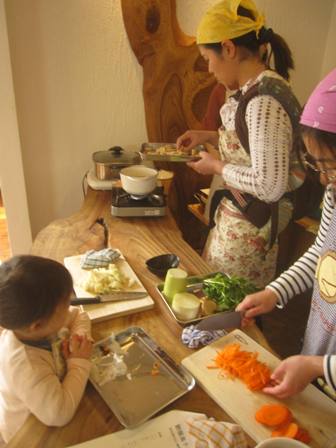 料理教室の様子２