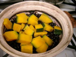 黒小豆かぼちゃ