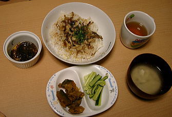 10月17日ムスコ晩御飯