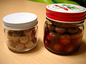 かりかり梅と干し梅