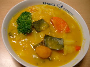 甘いかぼちゃスープ