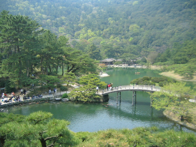 栗林公園全景