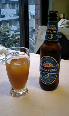 ロシアビールとクンバス
