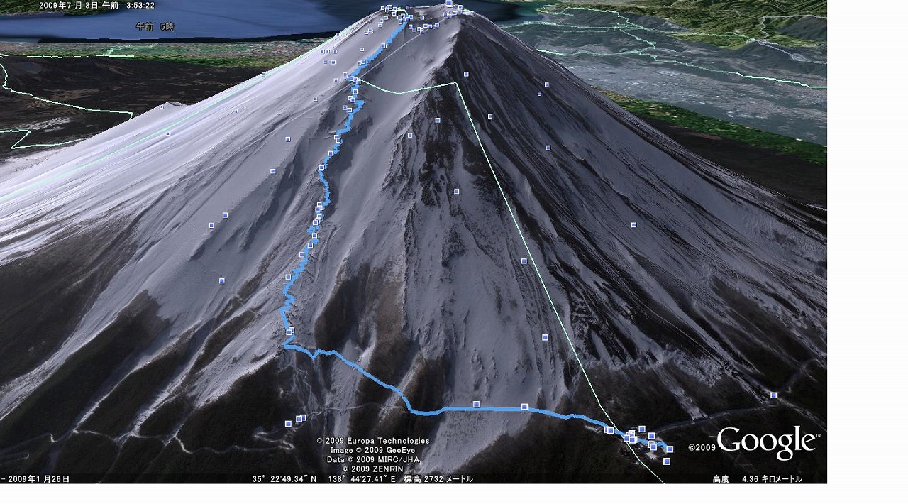 富士山軌跡（特大）