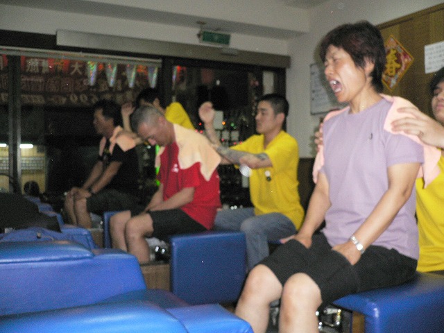 最終日もマッサージ