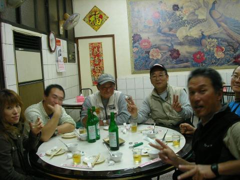 再開を祝し夕食