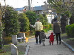 じーじと娘とまごっこ、そして茶色いケダモノv