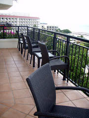 テラスに出ると2