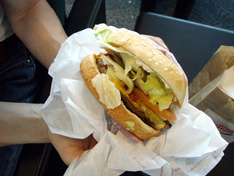 急遽、バーガーキングの朝食