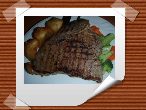 16オンス450gのTボーンステーキ♪　がっつり