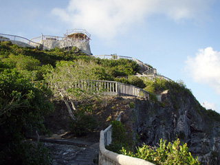 降りてきた歩道