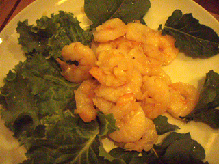 海老と自家製野菜